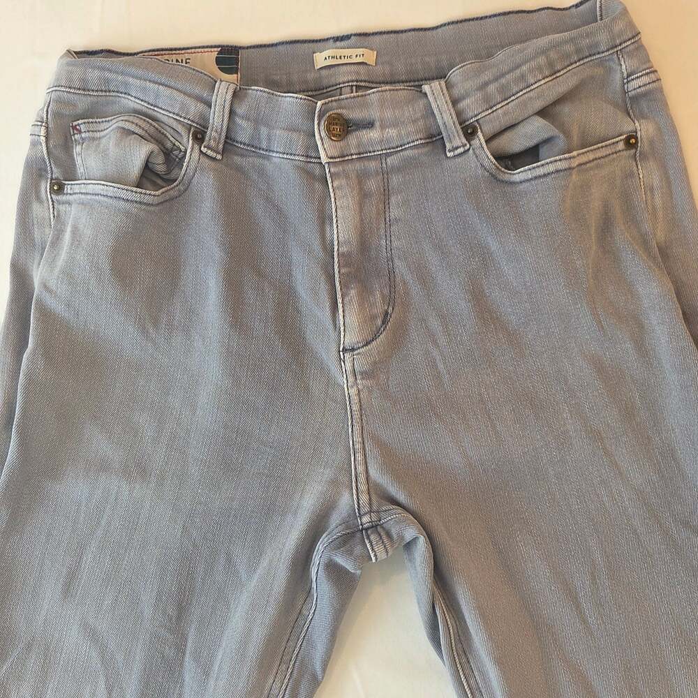 Marine Layer Mens 5-Pocket Pant Athletic Fit Grey Jeans 32x34